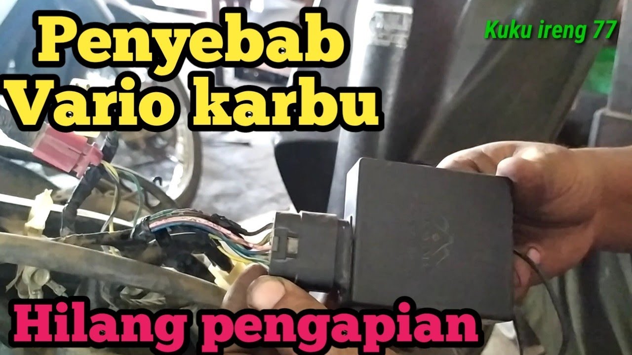 PENYEBAB VARIO KARBU HILANG PENGAPIAN. CEK SEBELUM GANTI CDI
