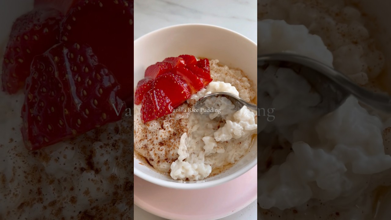 Vanilla rice pudding - low calorie version
