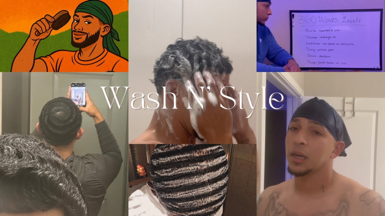 360 Waves | Wash N’ Style | Lavado De Waves/Olas/Ondas En Español