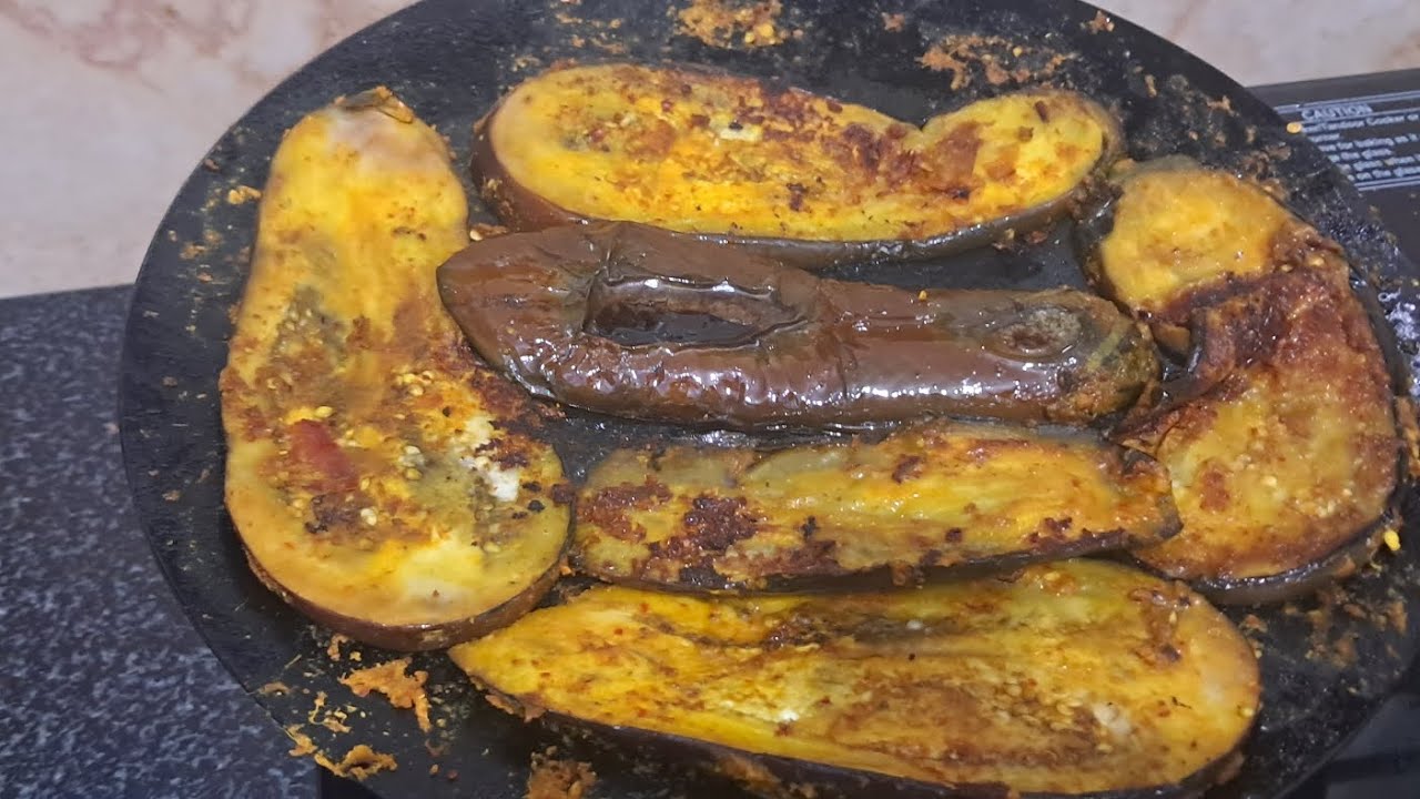 Baingan Fry Recipe |Kurkuri aur Hlka  Soft Masala Baingan Fry | Ghar Ka Khana