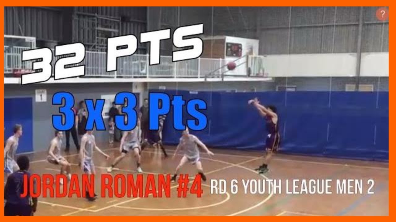 15 Years Old Playing U21 Youth League Men | Basketball Game Highlights Rd 6 | 32pts| Jordan Roman #4