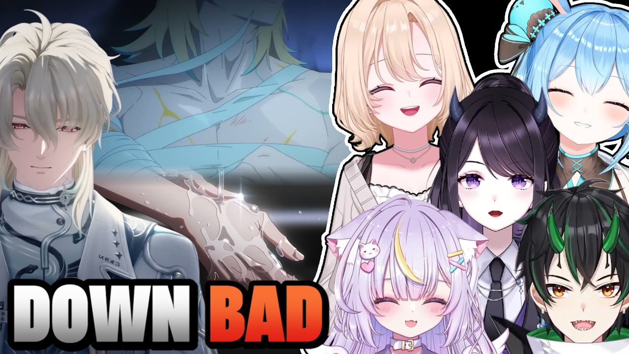 JP Vtubers Went From Down Bad to Depressed Watching Luuk Trailers [JP Vtubers Reaction ENG Sub]