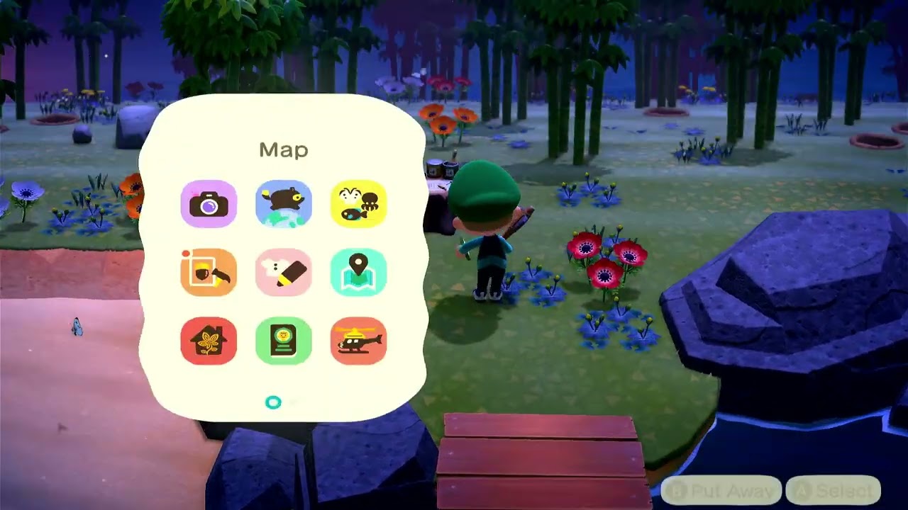 Собрать: Полный инвентарь на Острове Таинств (03191440) | Animal Crossing: New Horizons NS