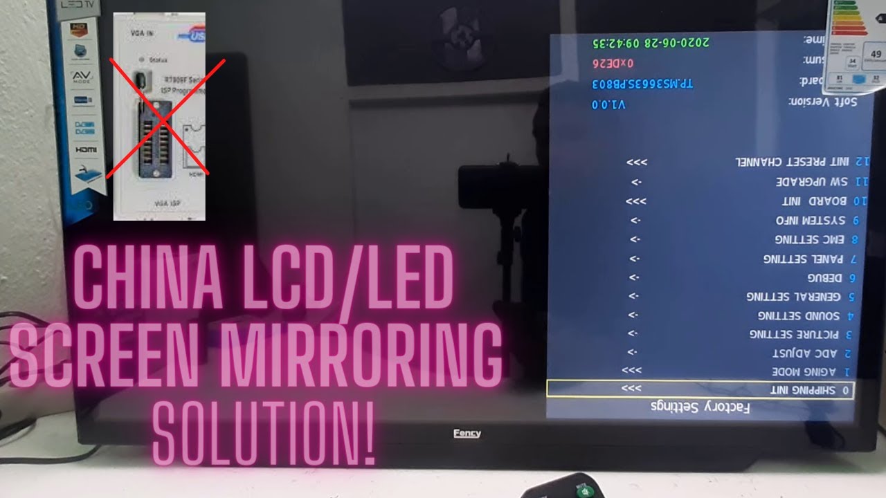Fency LCD tv mirroring solution