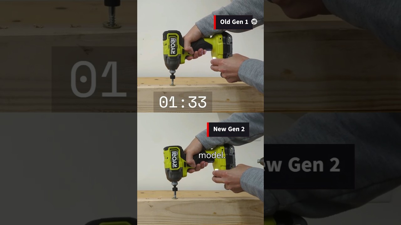 New Ryobi Impact Driver! Better than the old one? #diy #tools #ryobi