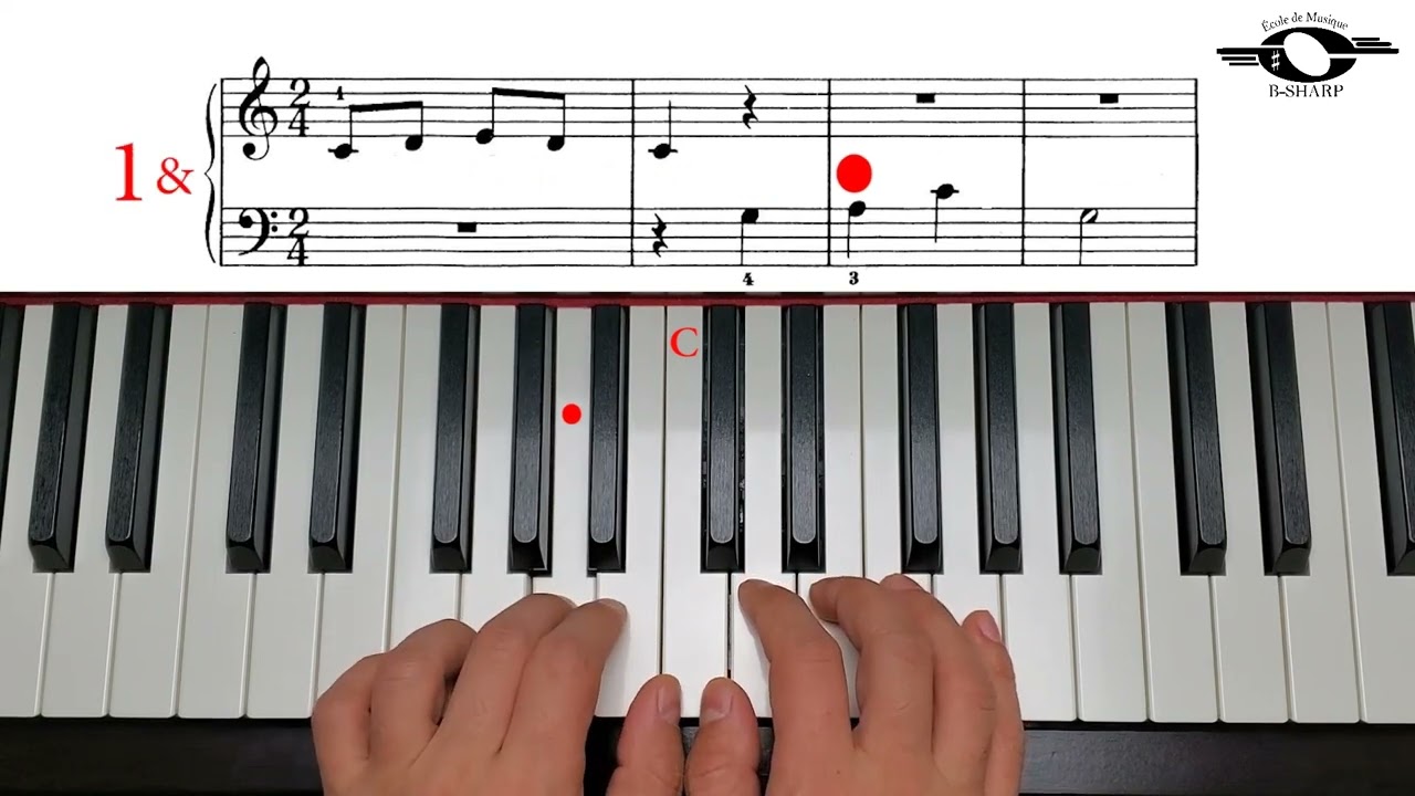 Playing Tag, Moderate version, John Thompson`s easiest piano course, Book 2