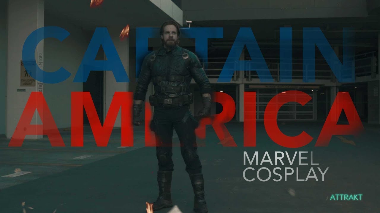 Captain America Transformation Scene (Getting Ready for Action) Cosplay
