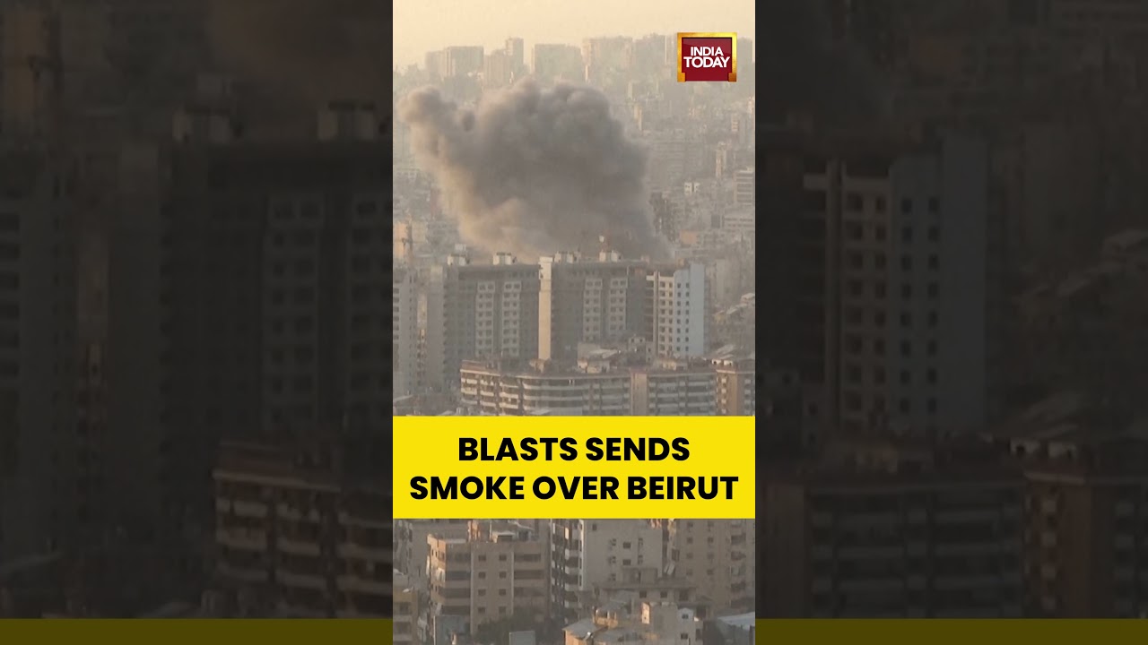 Iran War Video: Explosion Sends Plume Of Smoke Over Beirut’s Skyline | Middle East | Trump