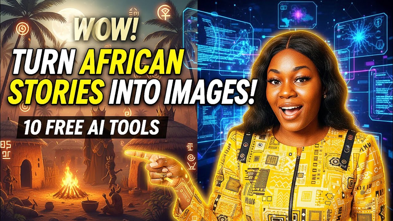 Turn African Folktales to Stunning Images With These AI Tools Creators Are Using #africanfolktales