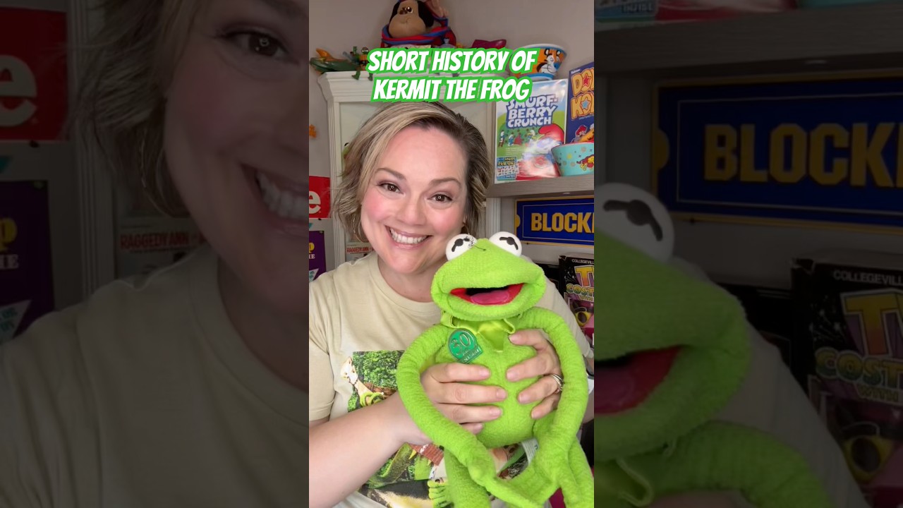 Краткая история легенды о лягушонке Кермите. #kermitthefrog #historyshorts
