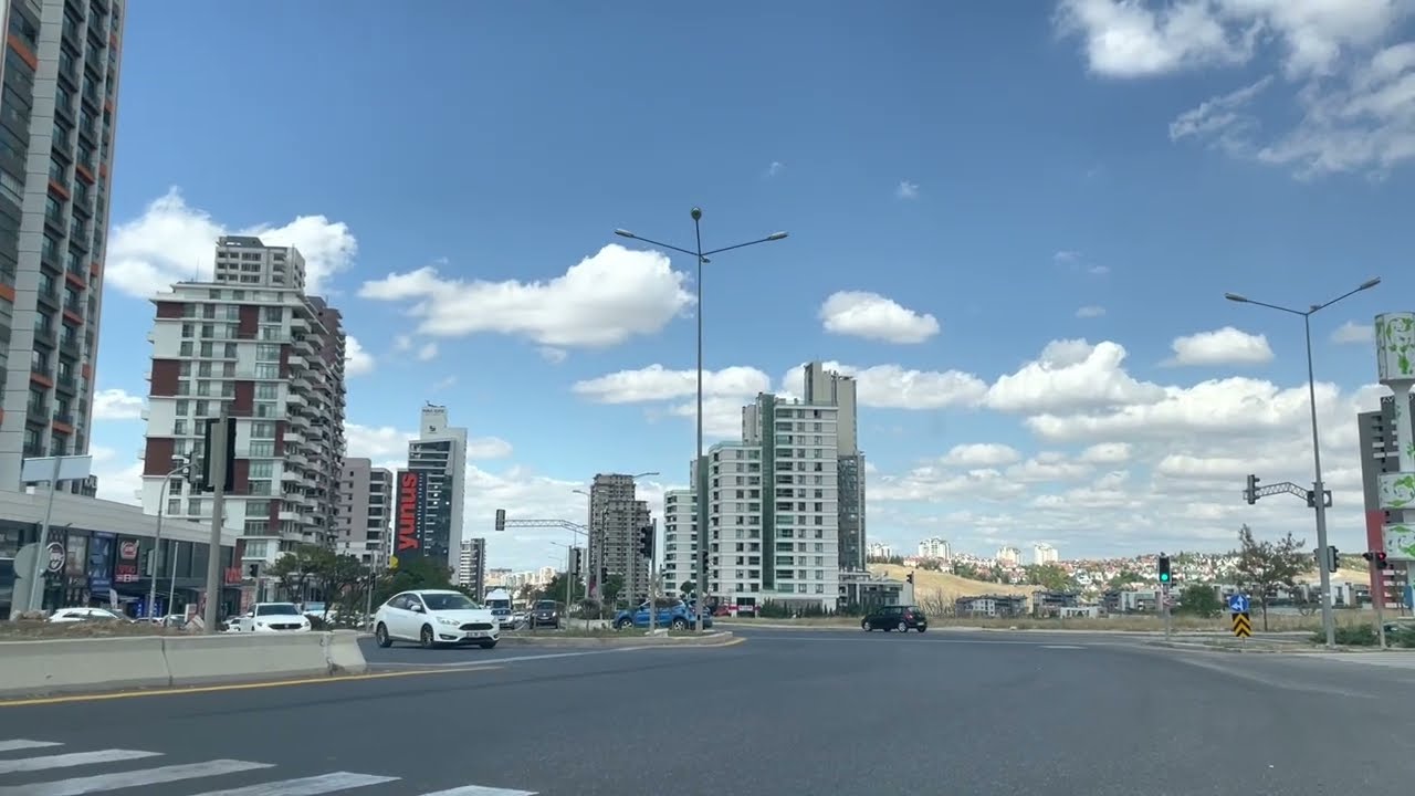 Skyline of Ankara (Incek, Beytepe, Çayyolu, Söğütözü)