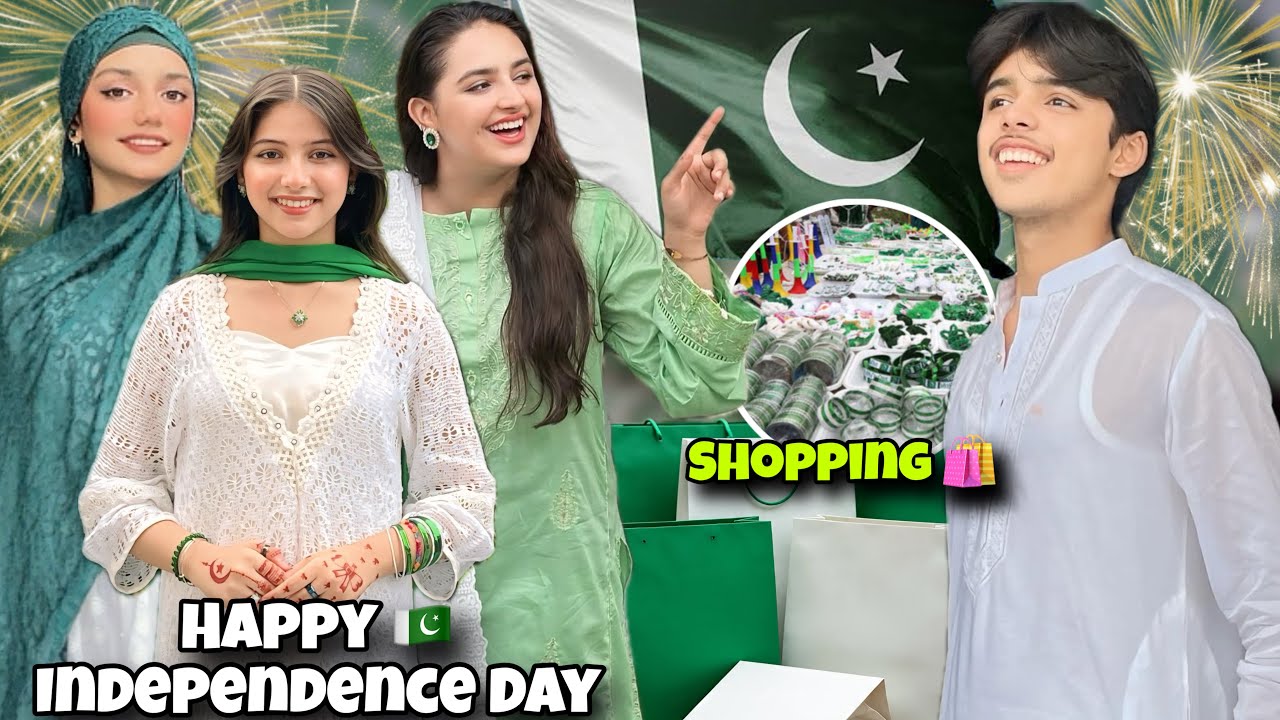 HAPPY INDEPENDENCE DAY 🇵🇰 || 14th August Ki Shopping Done 🛍️👍🏻 