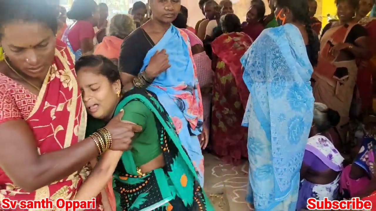 அப்பாவை பிரிந்த பெண்  sv santh oppari கேட்டு  தாங்கமுடியாமல் அழிகின்றன 😭😭😭 இடம் சூரை கிராமம் 🙏