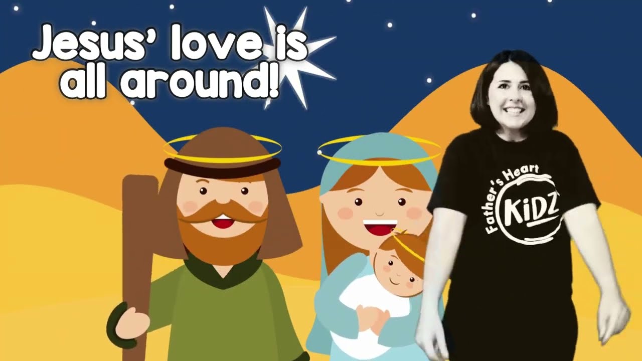 Jesus is Born! | Kids Christmas Song with Motions and Lyrics