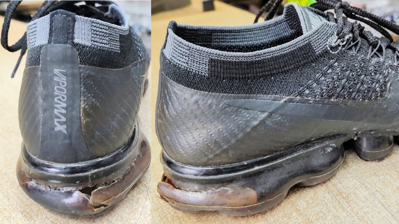 Solado  de tênis Nike Vapormax, substituição a pedido do cliente.
