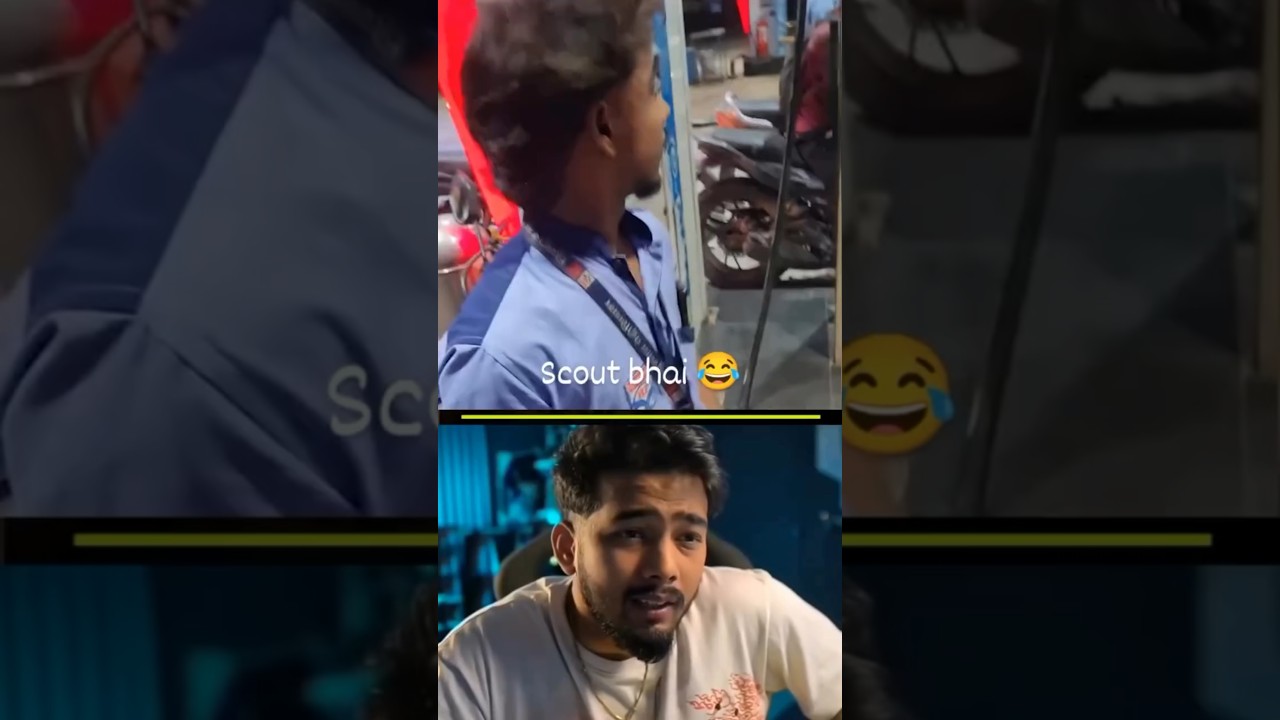 Scout reaction on viral petrol pump video #scout #scoutop #shorts