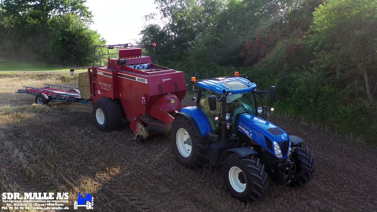 New Holland T7.270 og Hesston 4900