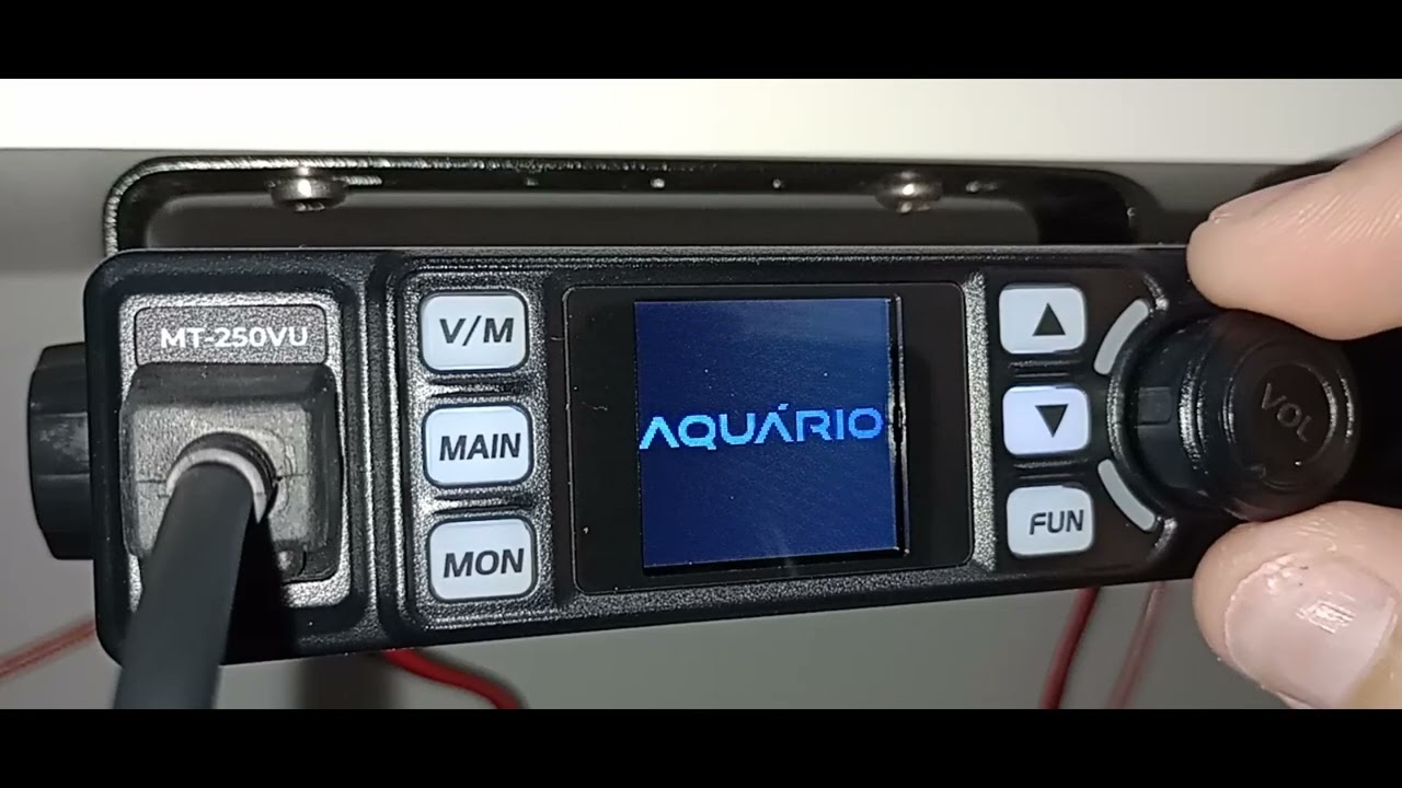 LANÇAMENTO - AQUÁRIO MT-250VU DUAL BAND VHF UHF - APRESENTAÇÃO