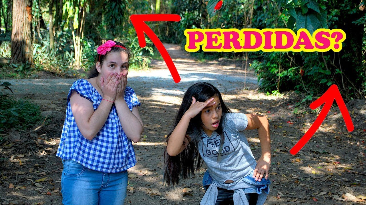 PERDIDAS NA FLORESTA NOVELINHA parte 1 | Mari e Lanys | Hora da Mari