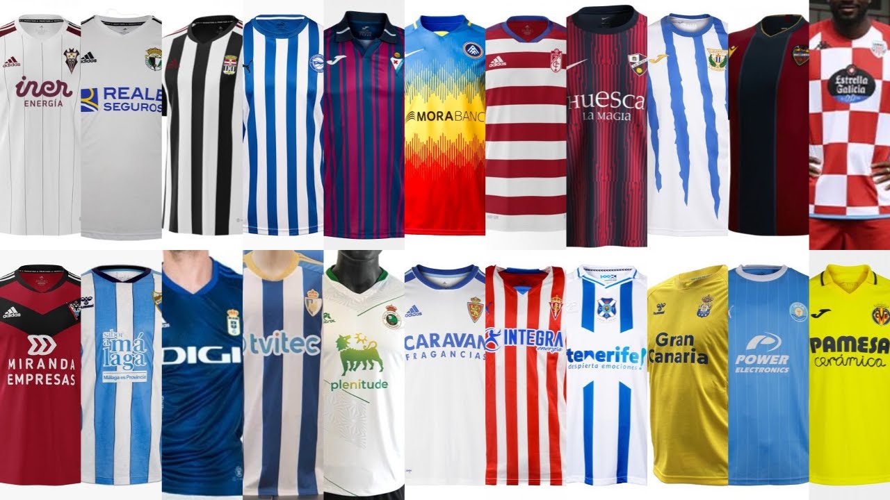 2022-23 La Liga 2 Kit Overview - All 22 Teams' Kits