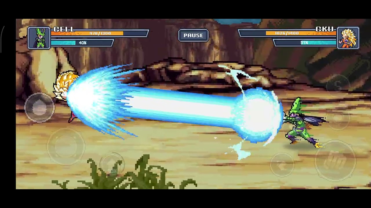 Perfec Cell VS Goku ssj 3/GOD