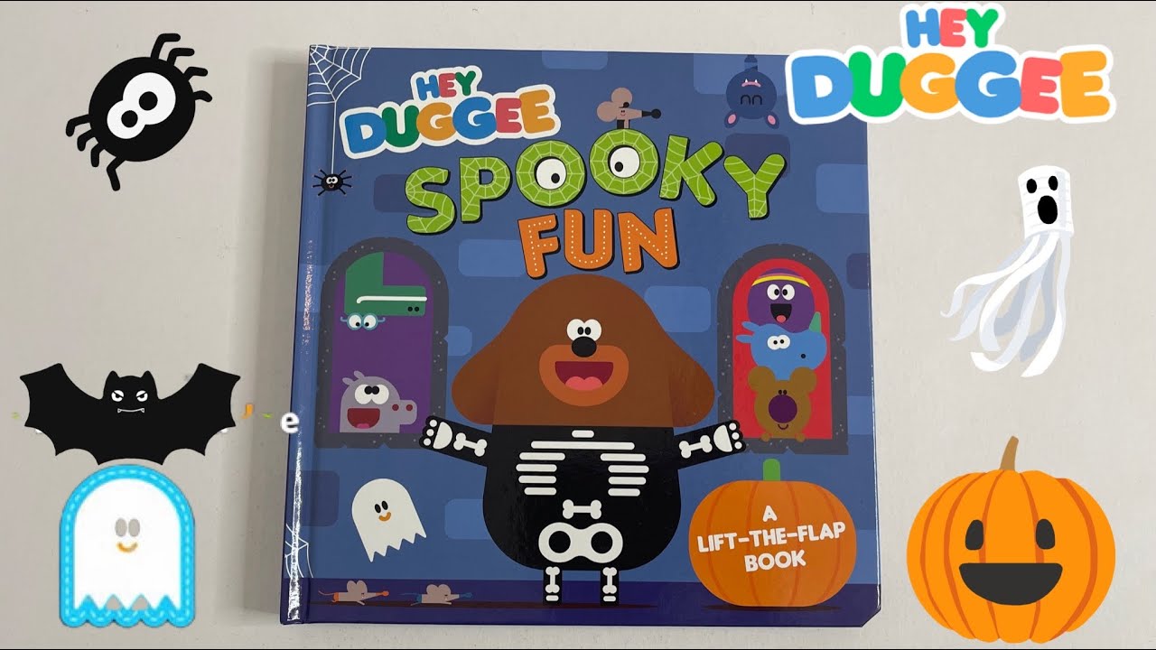 Hey Duggee Spooky Fun A-lift-the-flap book 👻