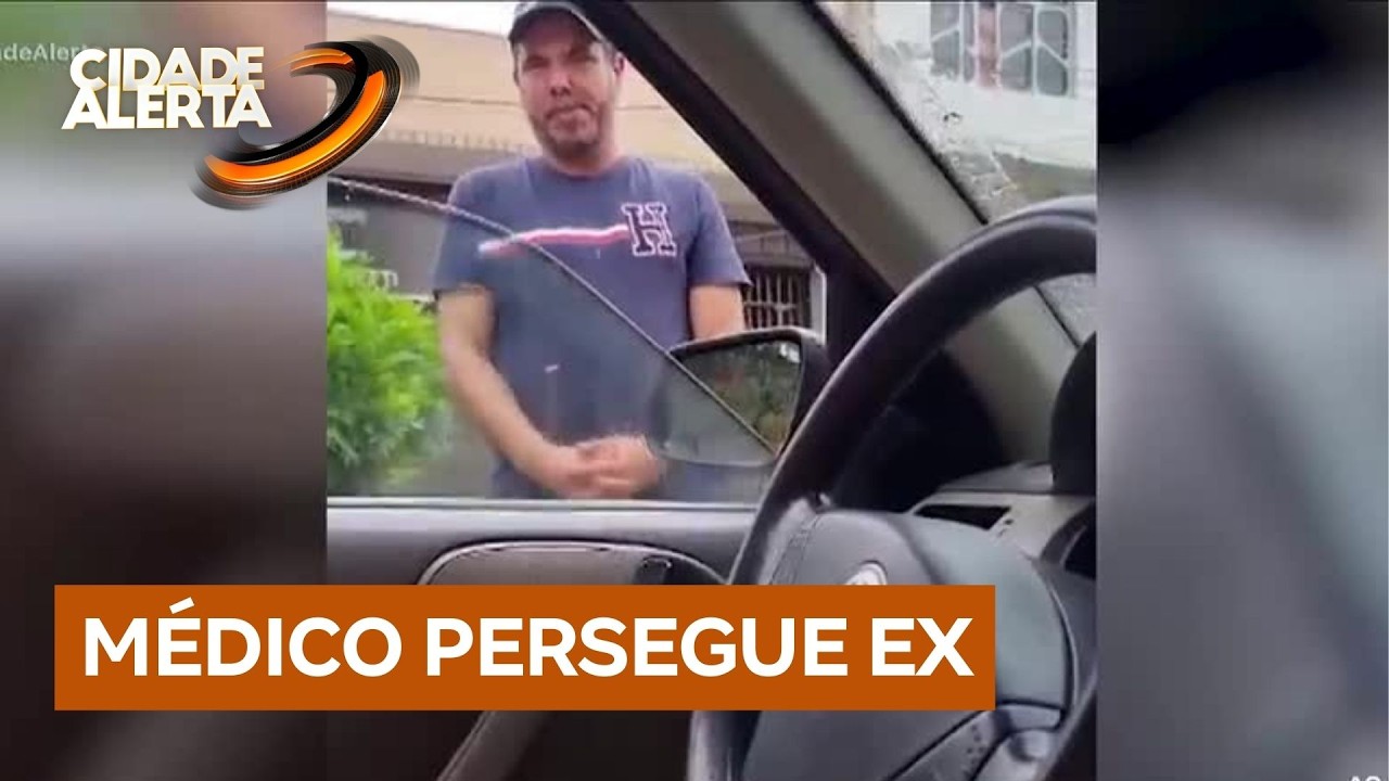 M&eacute;dico persegue ex-companheira com o filho pequeno dentro do carro em Maring&aacute; (PR)