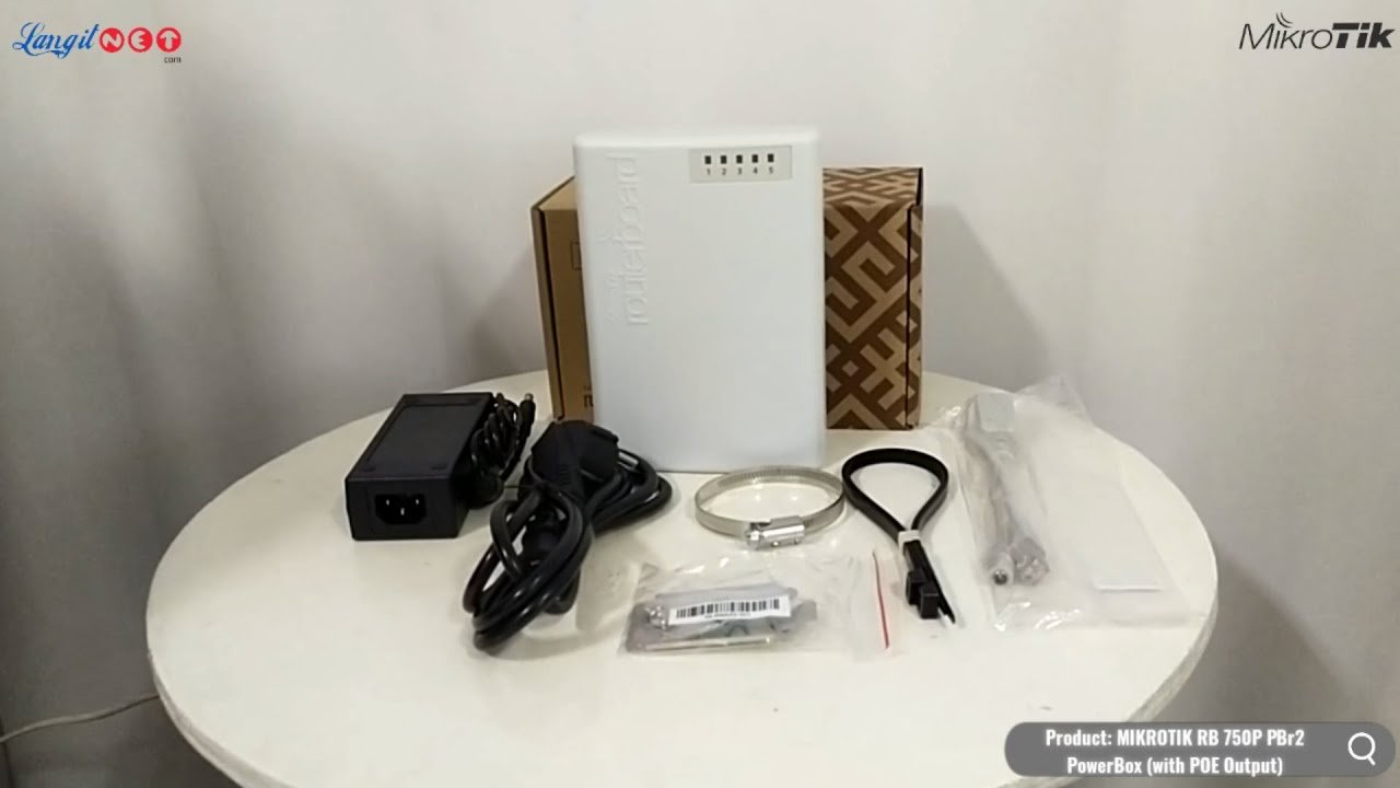MIKROTIK RB 750P PBr2 PowerBox (with PoE Output) - (91986)