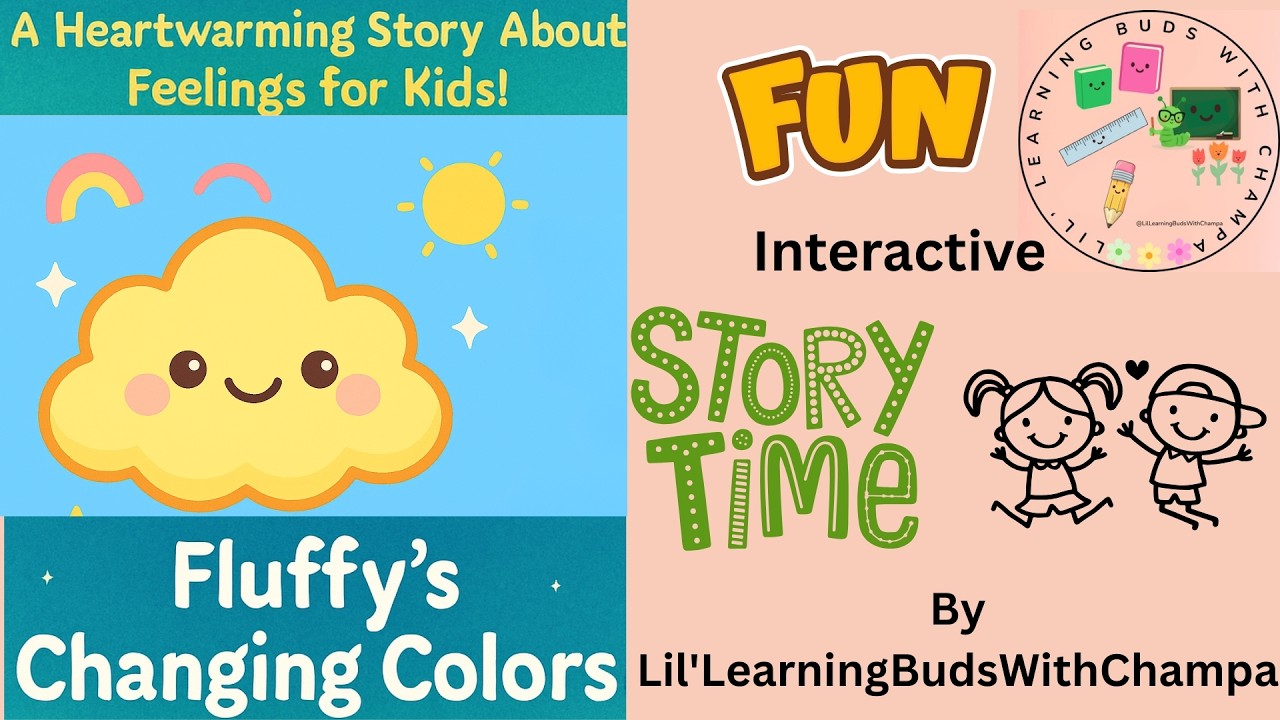 🌈 Understand & Manage Feelings with Fluffy - Story For Kids #feelings