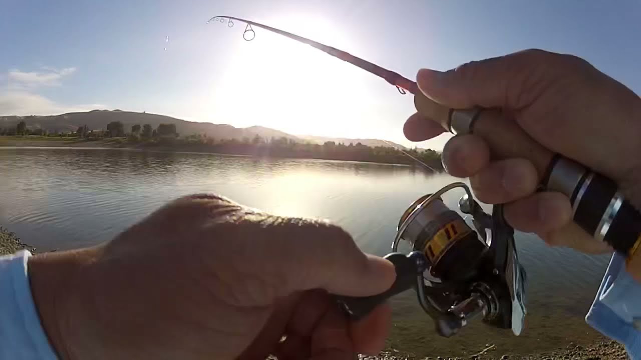 Quarry Lake Trout Misses Then ATTACKS My Minijig