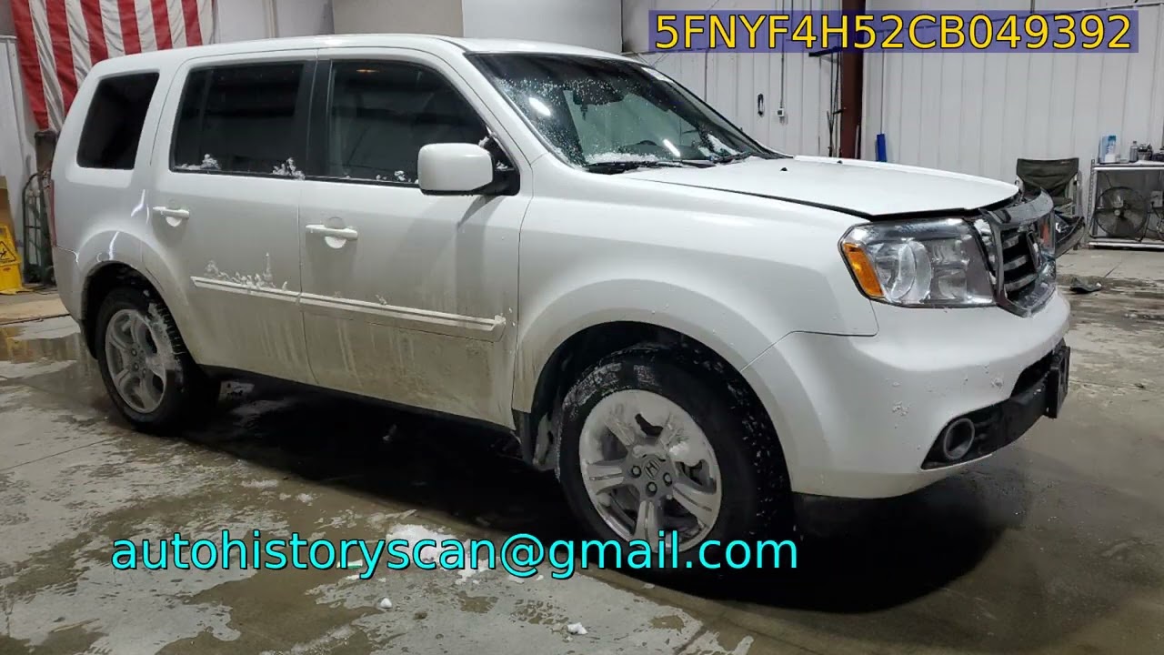 5FNYF4H52CB049392 - Honda Pilot 2012