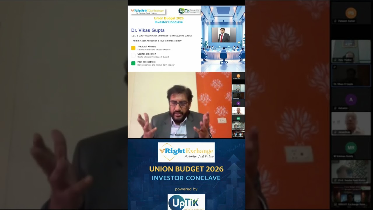 Union Budget : Where Investors Should Really Allocate Capital | Dr. Vikas Gupta | Investor Conclave