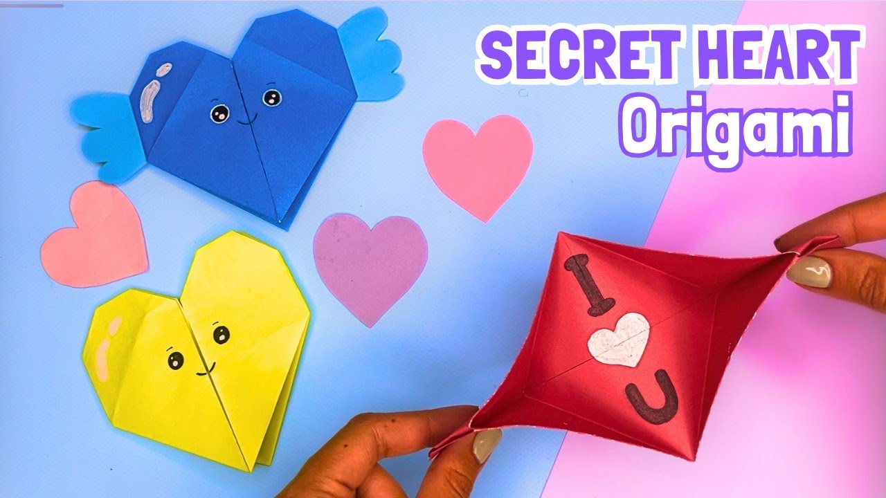 Origami Paper Heart | DIY Valentine's Day Ideas