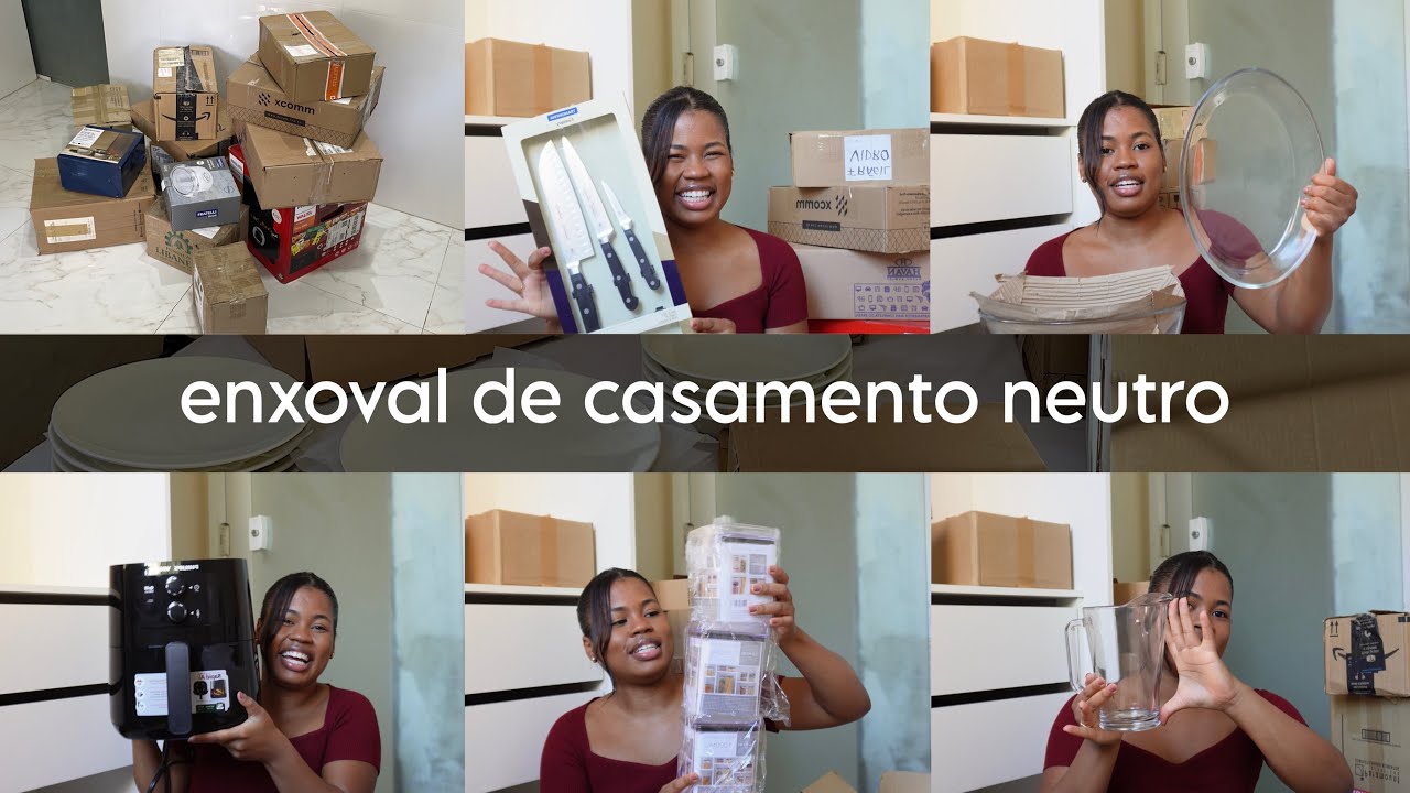 meu enxoval de casamento PARTE 2