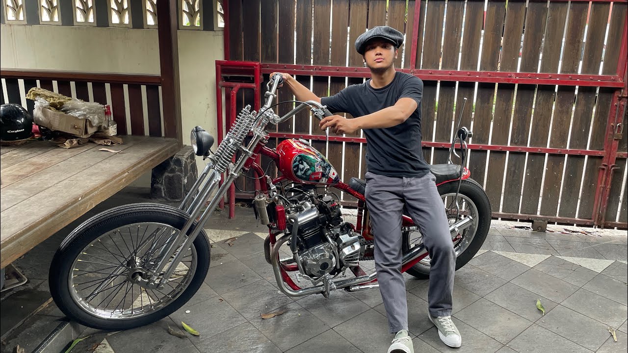 REVIEW CHOPPER MESIN NINJA 250 ajibbb!! 😬✊🏽⚡️#chopper #chopperindonesia #ninja250 #motovlog