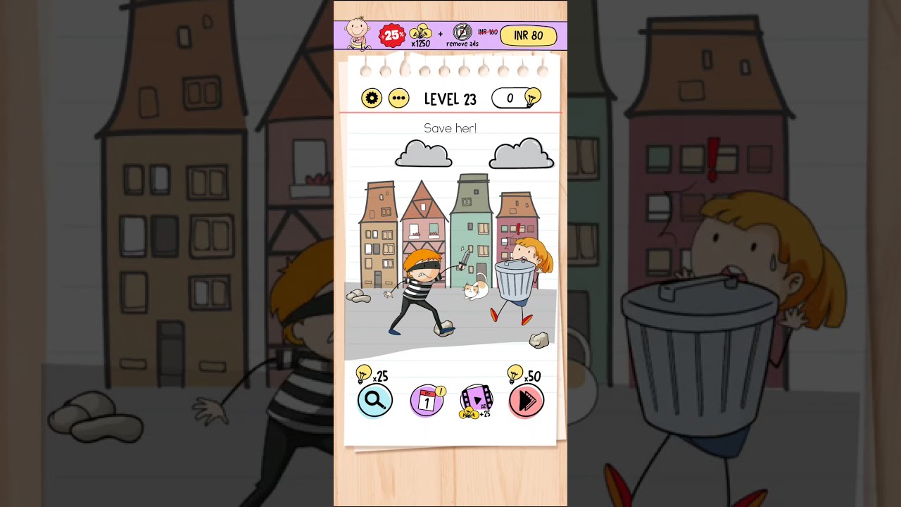 I completed brain games 1 hour challenge in 9 minutes level 8 to 33 25 levels Game link description