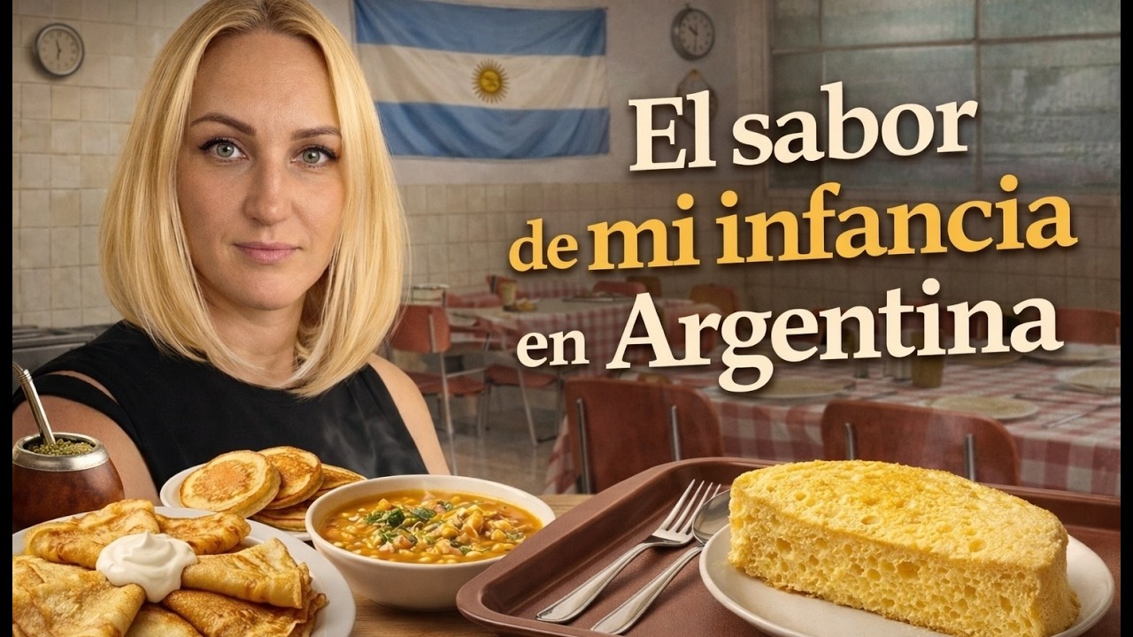 El sabor de mi infancia en Argentina - un desayuno soviético de productos argentinos