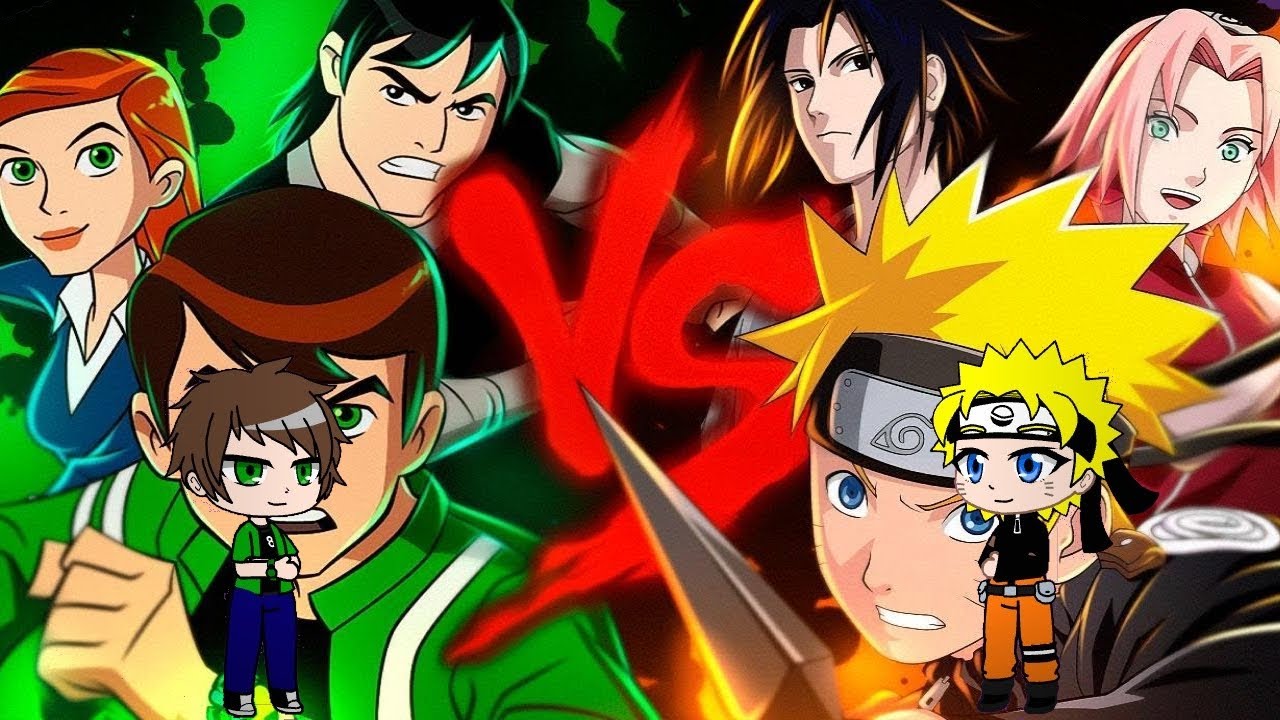 protagonistas de animes ben 10 e eu reagindo rap time 7 vs time tenysson
