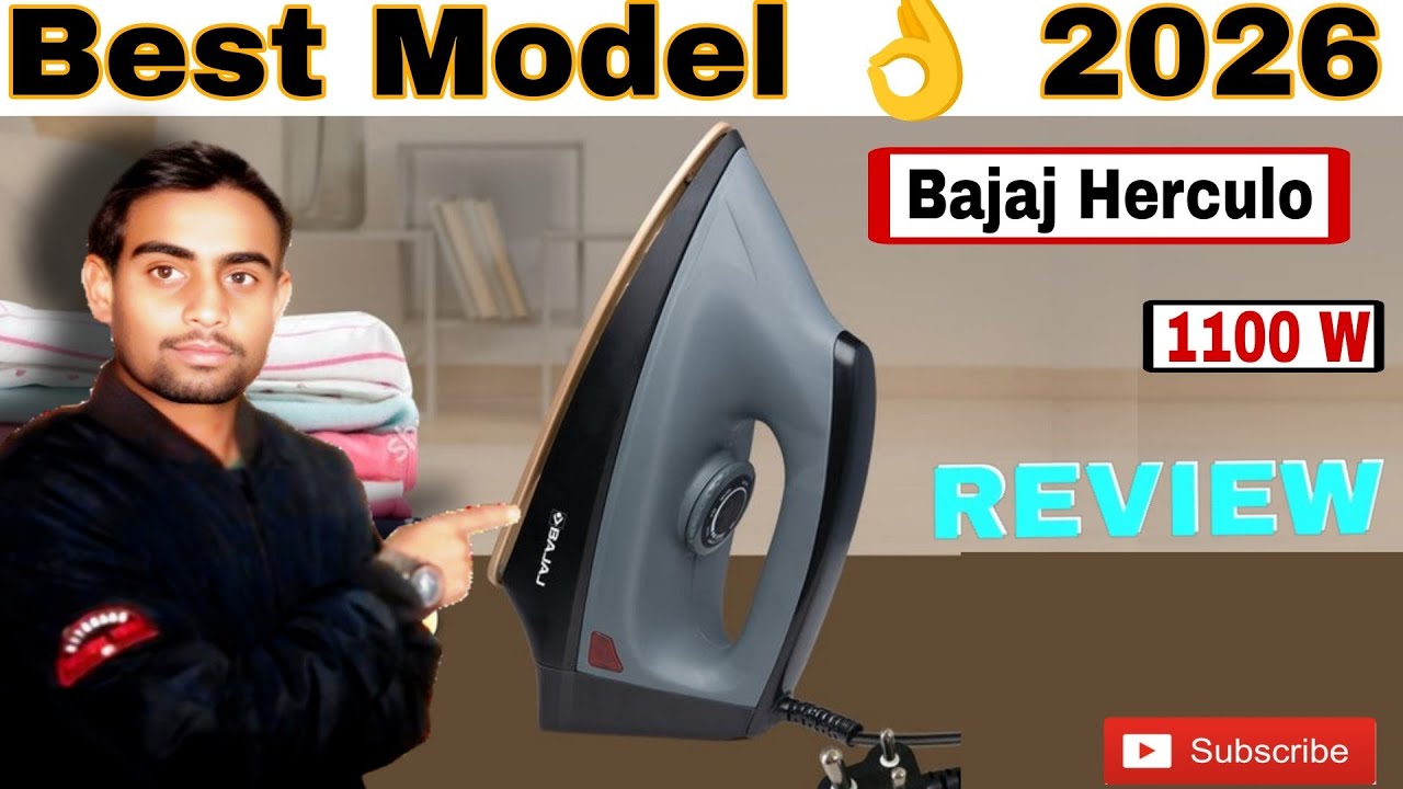 Bajaj Herculo Heavy Weight Dry Iron Review | 1100W Power | 1.7Kg Heavy Iron | Best for Daily Ironing
