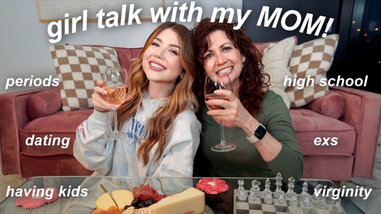 ASKING MY MOM QUESTIONS YOU'RE TOO SCARED TOO ASK YOURS! Girl Talk With My Mom!
