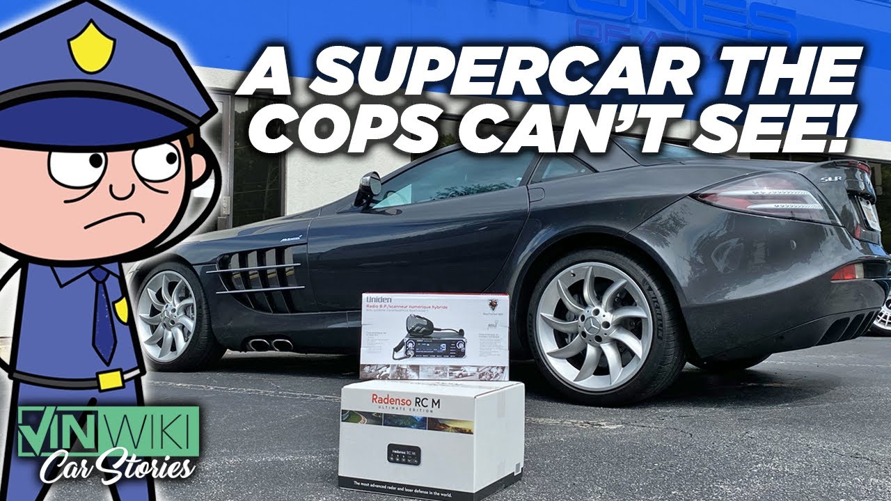 We made the McLaren SLR invisible to cops