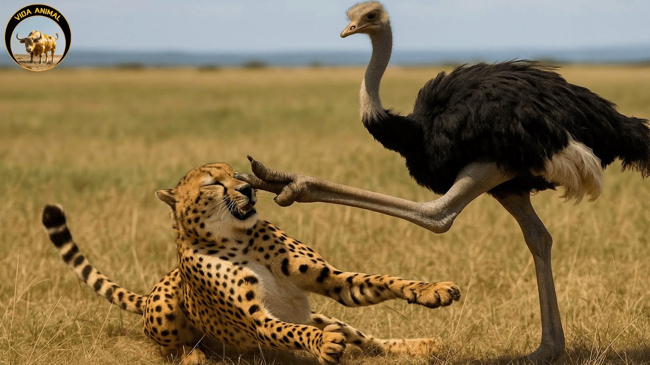 Avestruz africano – La carrera de vida o muerte en la sabana #animalessalvajes | Vida Animal TV