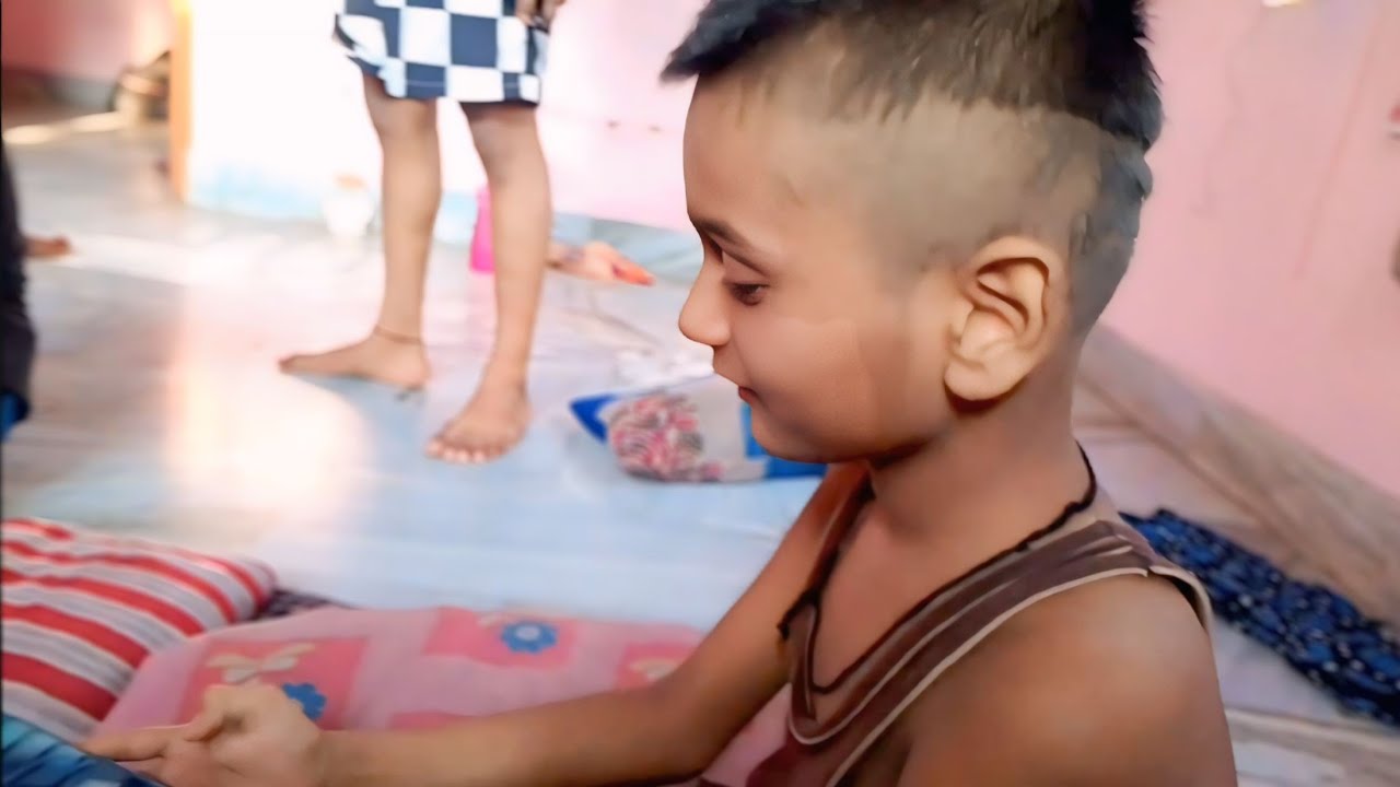 Divyam Bhai Ka Katora Haircut 🫣 Family Reaction 🤫