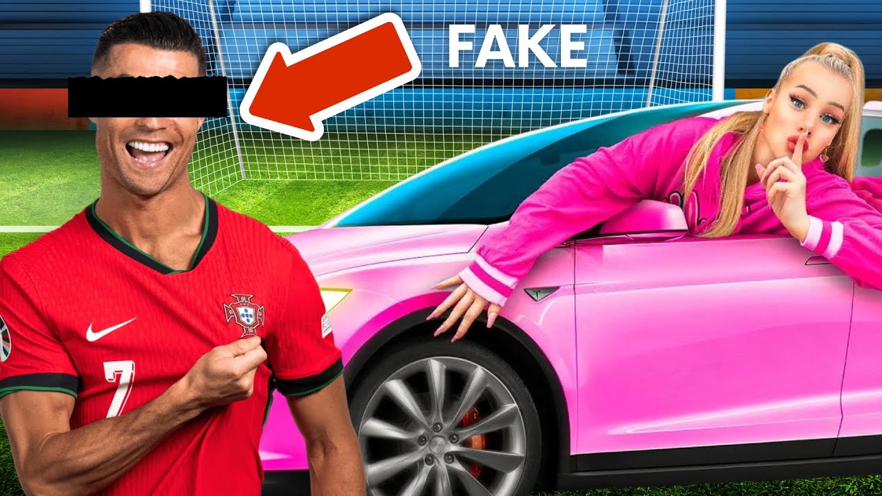 ICH treffe FAKE RONALDO 😳