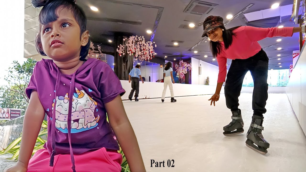 කුශිව ටික වෙලාවක් තනියම දාලා ඇවිත් පලවෙනි පාරට හිම සපත්තු පැදලා බැලුවා #dayvlog