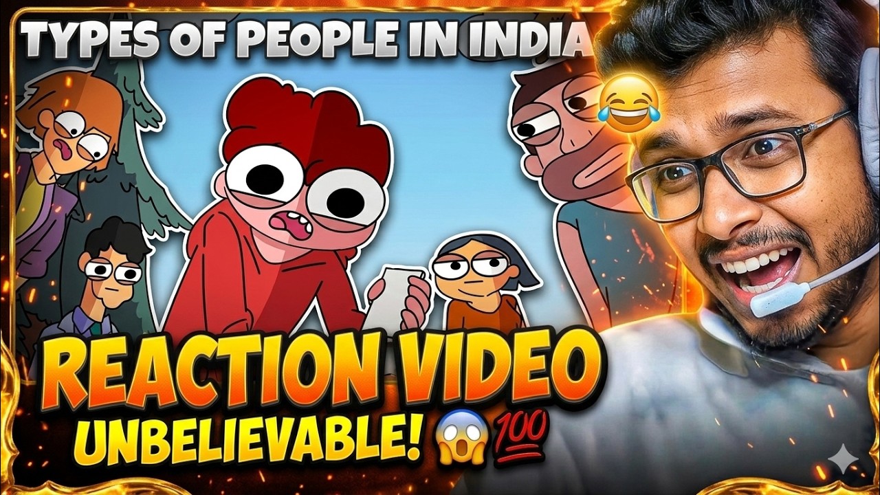 Types of people in india reaction video || Raunak Sinha #reactionvideo #notyourtype #indianpeople