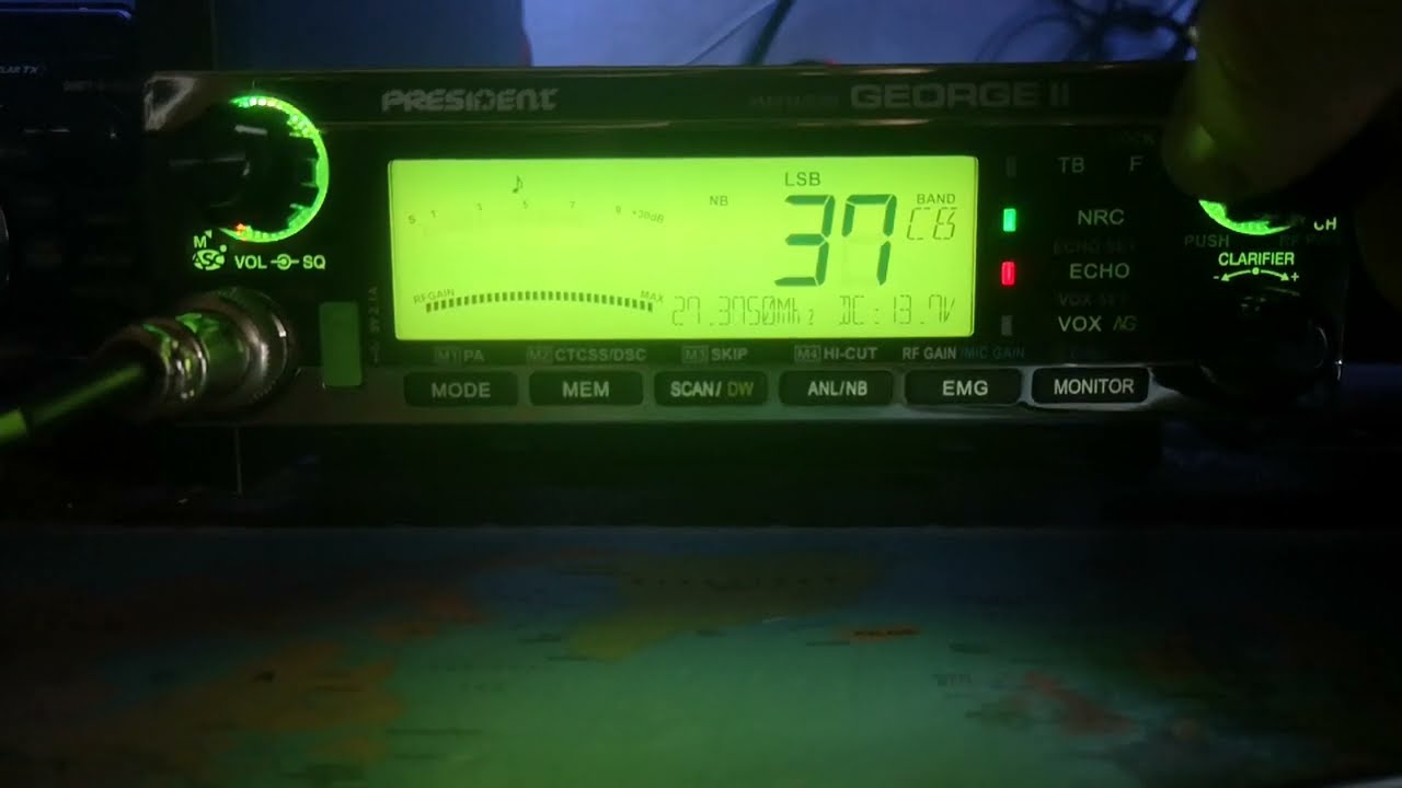 President george 2  Cb radio on action