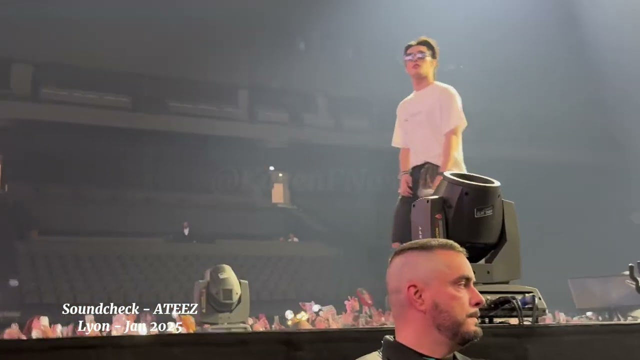 ATEEZ Lyon Soundcheck - Jan 2025
