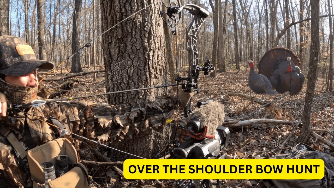 PUBLIC LAND TURKEY with A BOW and NO BLIND!!!