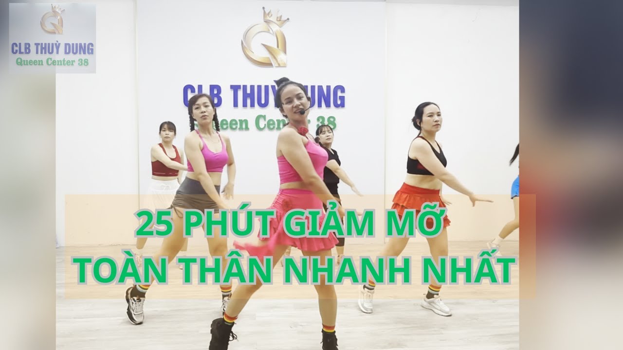 10 PHÚT GIẢM MỠ TOÀN THÂN NHANH NHẤT, EO CON KIẾN| GIẢM 3-5 KG TRONG MỘT TUẦN CÙNG AEROBIC THÙY DUNG